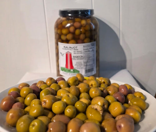 3 Jars, of 3 KG Kalinjot Olives, "Ullinj Kalinjot" -LOCAL DELIVERY ONLY